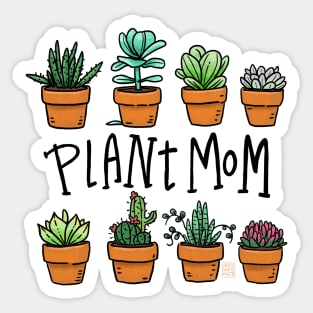 Plant Mom Sticker